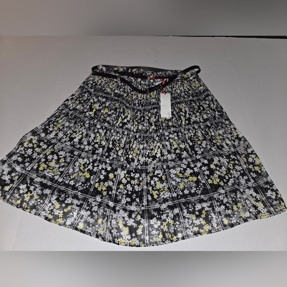 NWT ELLE™ Pleated Chiffon Skirt - Women's Size M - Picture 2 of 13